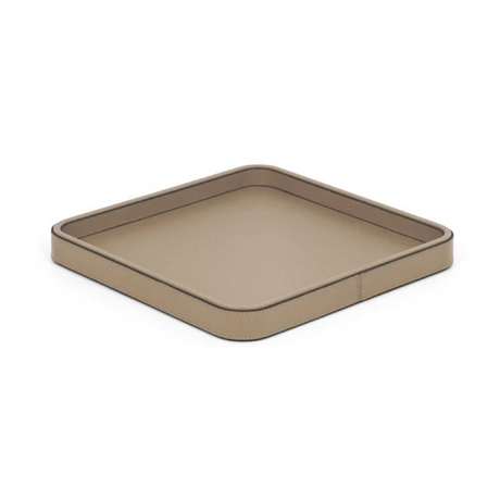Square Leather Covered Tray | Pinetti Jane | Italianfurniture.com