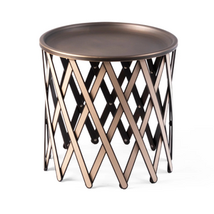Bronzed Plate Folding Table | Pinetti Safari | Italianfurniture.com