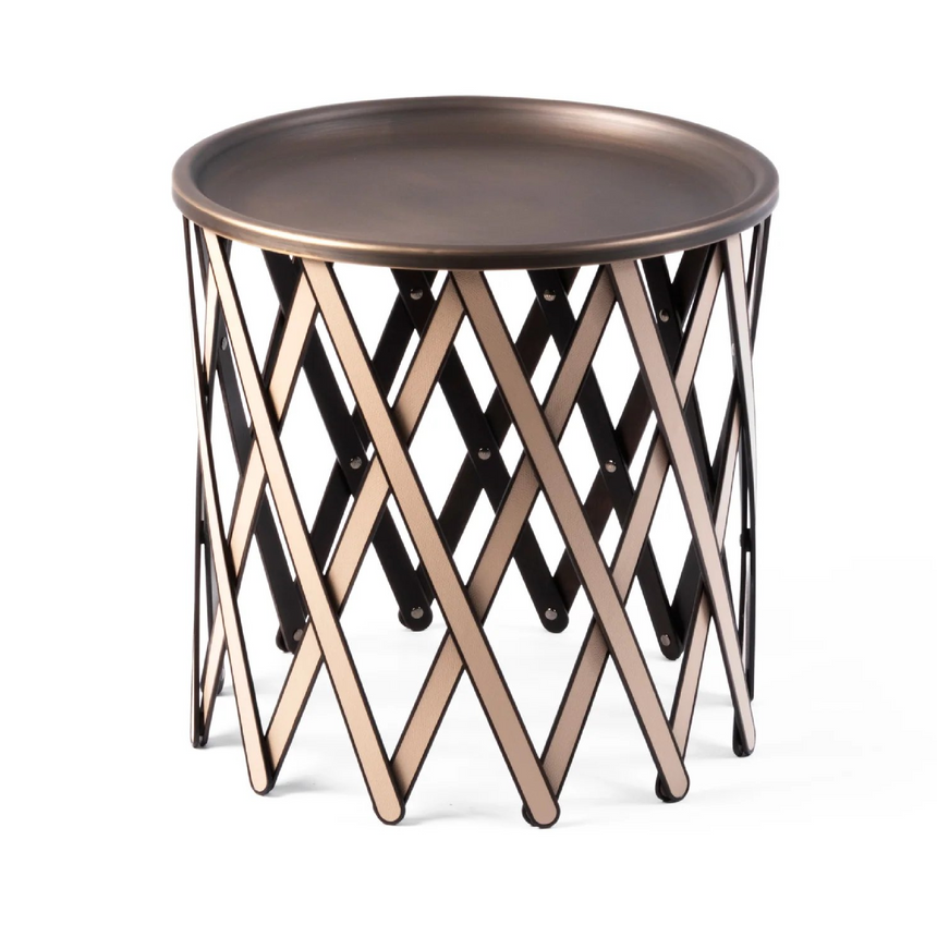Bronzed Plate Folding Table | Pinetti Safari | Italianfurniture.com