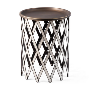 Bronzed Plate Folding Table | Pinetti Safari | Italianfurniture.com
