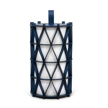 Cylindrical Leather Outdoor Lantern | Pinetti Arena | Italianfurniture.com