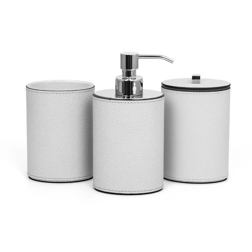 Oval Leather Toothbrush Holder | Pinetti Poseidon | Italianfurniture.com