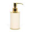 Leather Round Soap Dispenser | Pinetti Olimpia | Italianfurniture.com