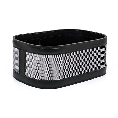 Leather & Cotton Washcloth Holder | Pinetti Nadia | italianfurniture.com