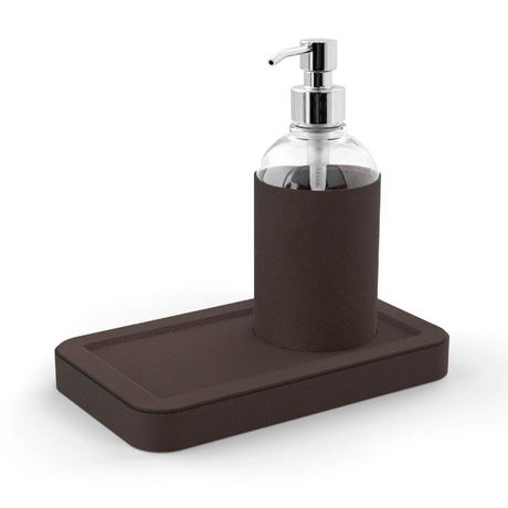 Leather Manual Dispenser Tray S | Pinetti Igea | Italianfurniture.com