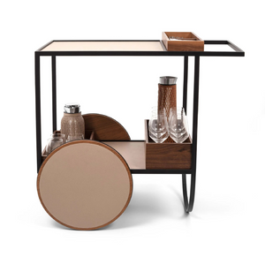 Wooden Serving Trolley | Pinetti Magenta | Italianfurniture.com