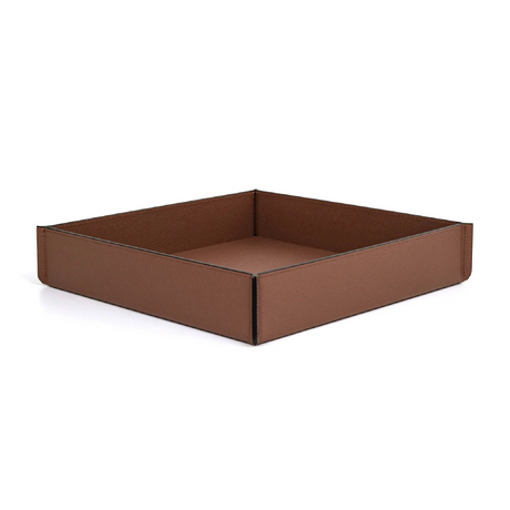 Square Leather Valet Tray | Pinetti Leslie | Italianfurniture.com