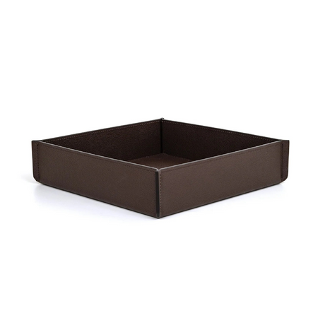 Square Leather Valet Tray | Pinetti Leslie | Italianfurniture.com