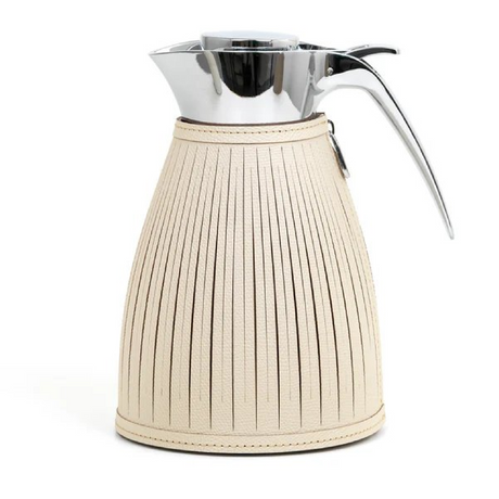 Leather Covered Thermal Carafe | Pinetti Wendy | Italianfurniture.com