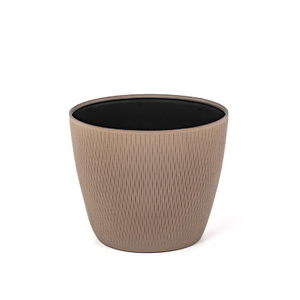 Leather Covered Flower Pot | Pinetti Silvy | Italianfurniture.com