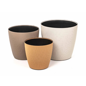 Leather Covered Flower Pot | Pinetti Silvy | Italianfurniture.com