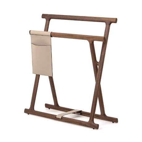 Solid Walnut Blanket Rack | Pinetti Chelsea | Italianfurniture.com