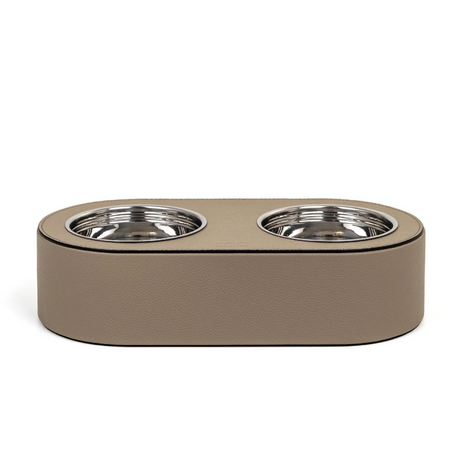 Leather Covered Pet Bowl | Pinetti | Italianfurniture.com