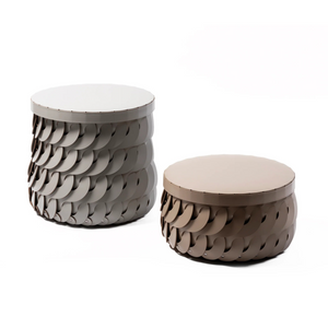 Leather Tall Basket | Pinetti Alicante | Italianfurniture.com