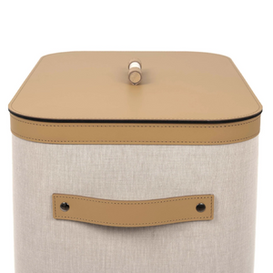 Leather Rectangular Basket | Pinetti Penelope | Italianfurniture.com