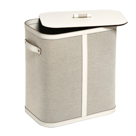 Leather Rectangular Basket | Pinetti Penelope | Italianfurniture.com