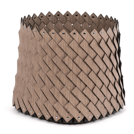 Wood Weave Square Basket | Pinetti Sestriere | Italianfuniture.com