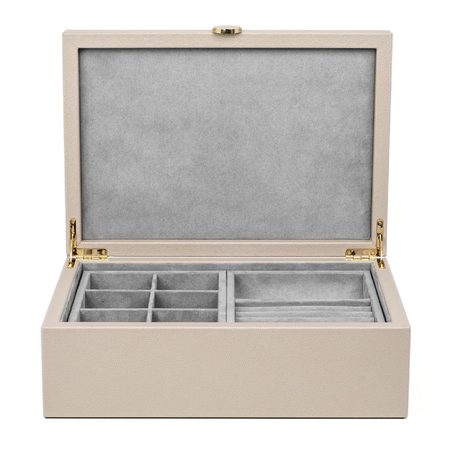 Leather Wrapped Jewelry Box | Pinetti Prestige | Italianfurniture.com