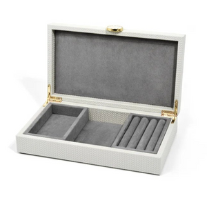 Leather Wrapped Jewelry Box | Pinetti Prestige | Italianfurniture.com