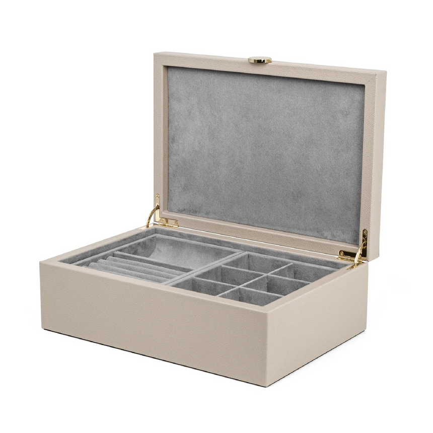 Leather Wrapped Jewelry Box | Pinetti Prestige | Italianfurniture.com
