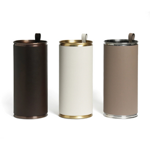 Leather Covered Umbrella Stand | Pinetti | Italianfurniture.com