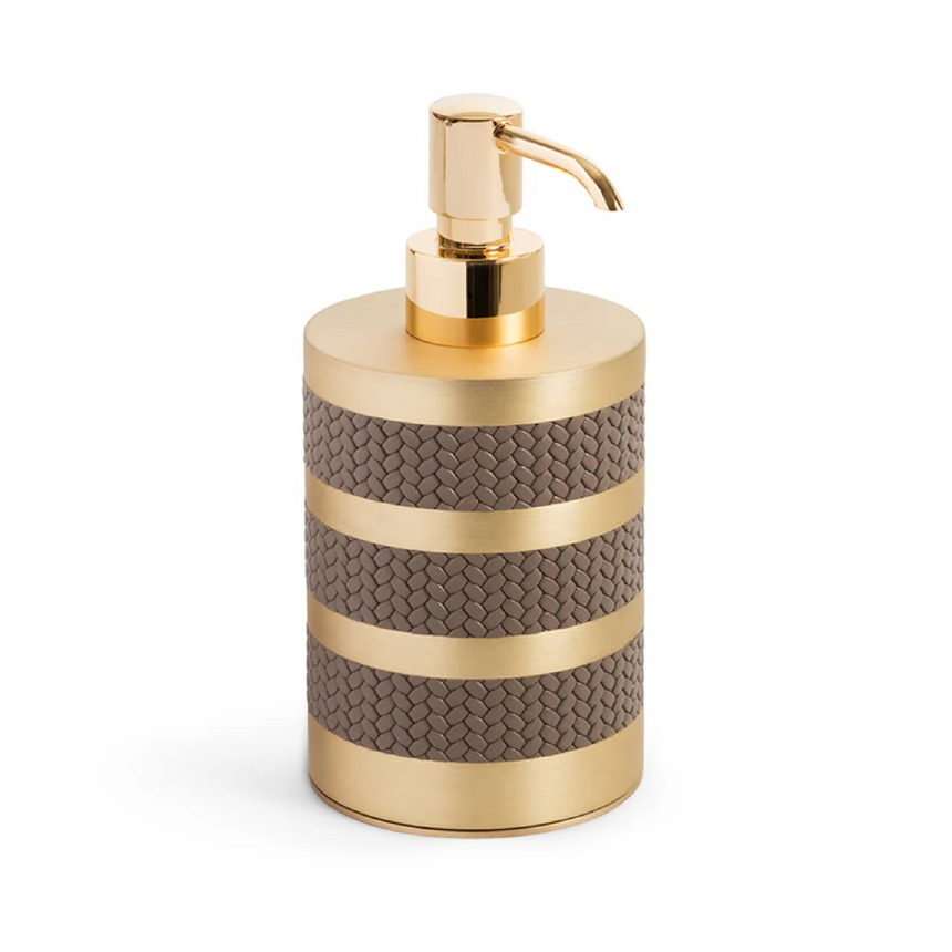 Leather Strips Soap Dispenser | Pinetti Saturno | Italianfurniture.com