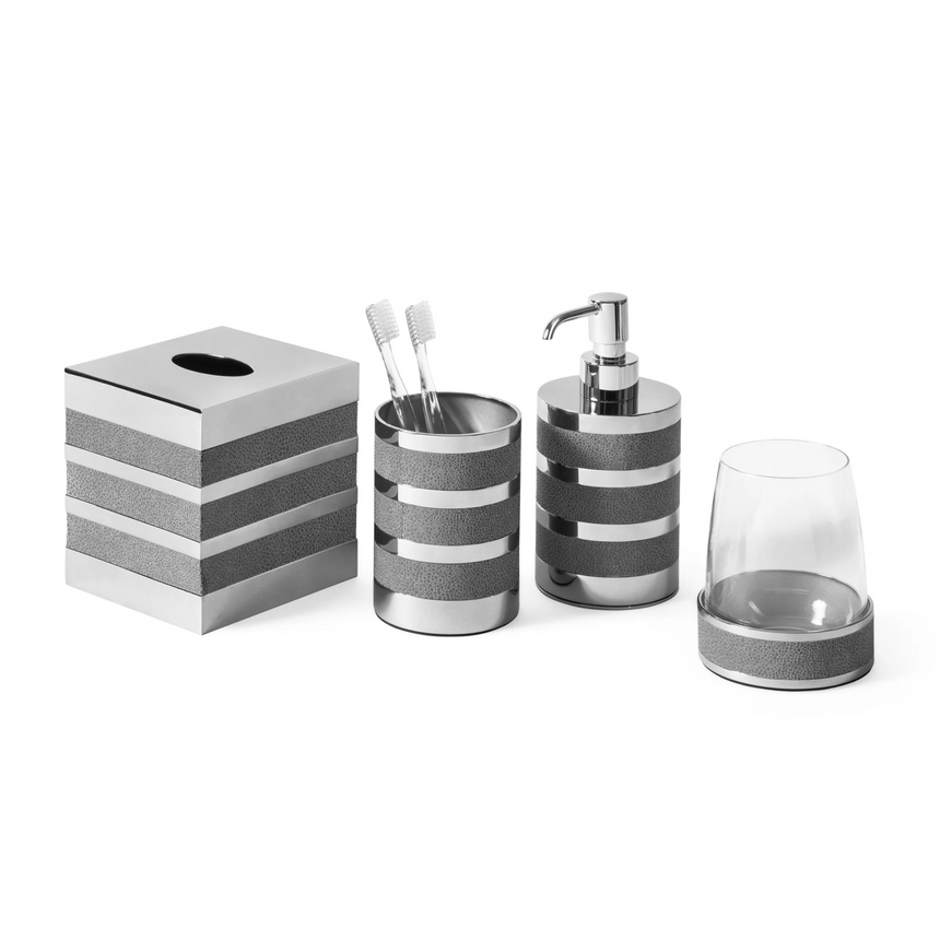 Leather Strips Soap Dispenser | Pinetti Saturno | Italianfurniture.com
