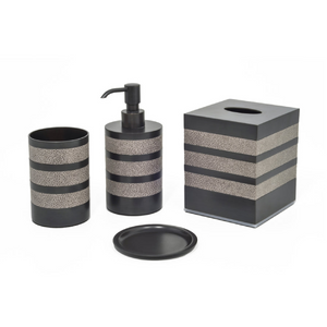 Metal and Leather Toothbrush Holder | Pinetti Saturno | Italianfurniture.com