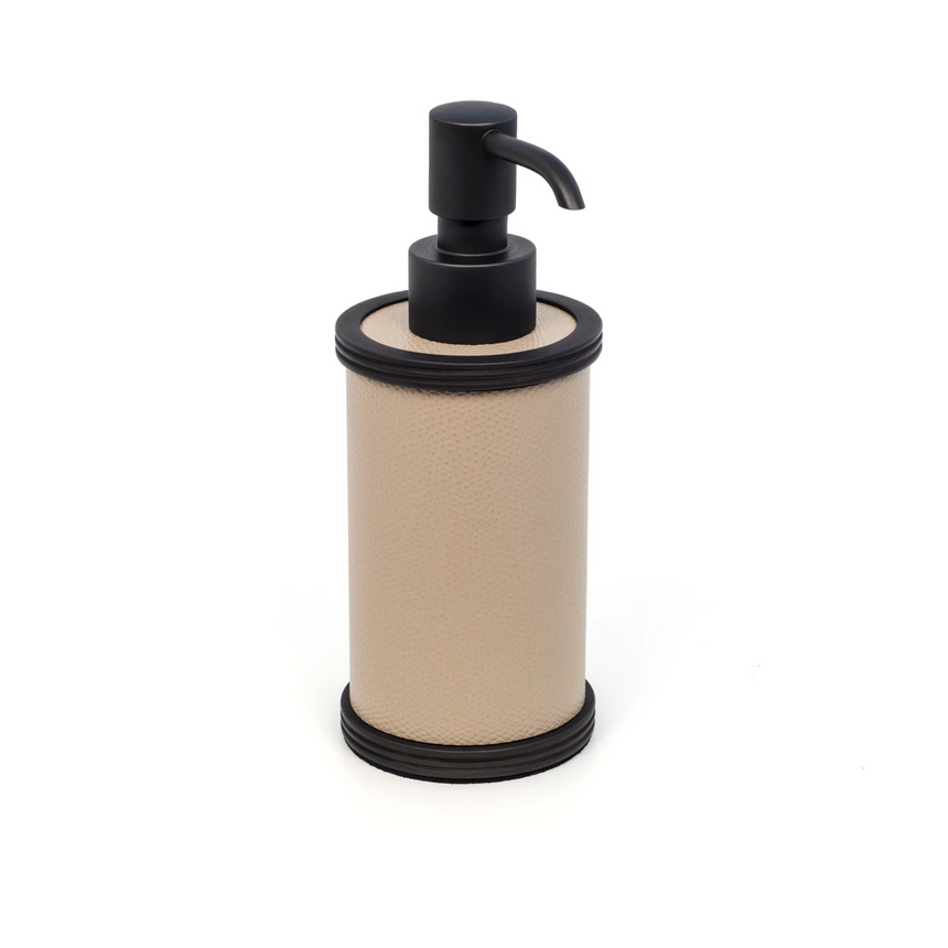 Leather Covered Soap Dispenser | Pinetti Carol | Italianfurniture.com