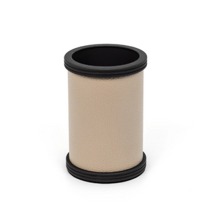 Leather Cylinder Toothbrush Holder | Pinetti Carol | Italianfurniture.com