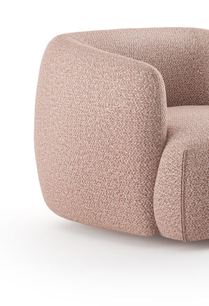 Upholstered Barrel Armchair | Marac Aland Poltrona