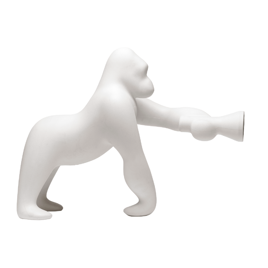 Gorilla-Shaped Table/Floor Lamp XS | Qeeboo Kong | Italianfurniture.com