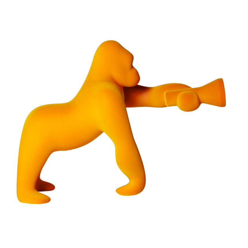 Gorilla-Shaped Table/Floor Lamp XS | Qeeboo Kong | Italianfurniture.com