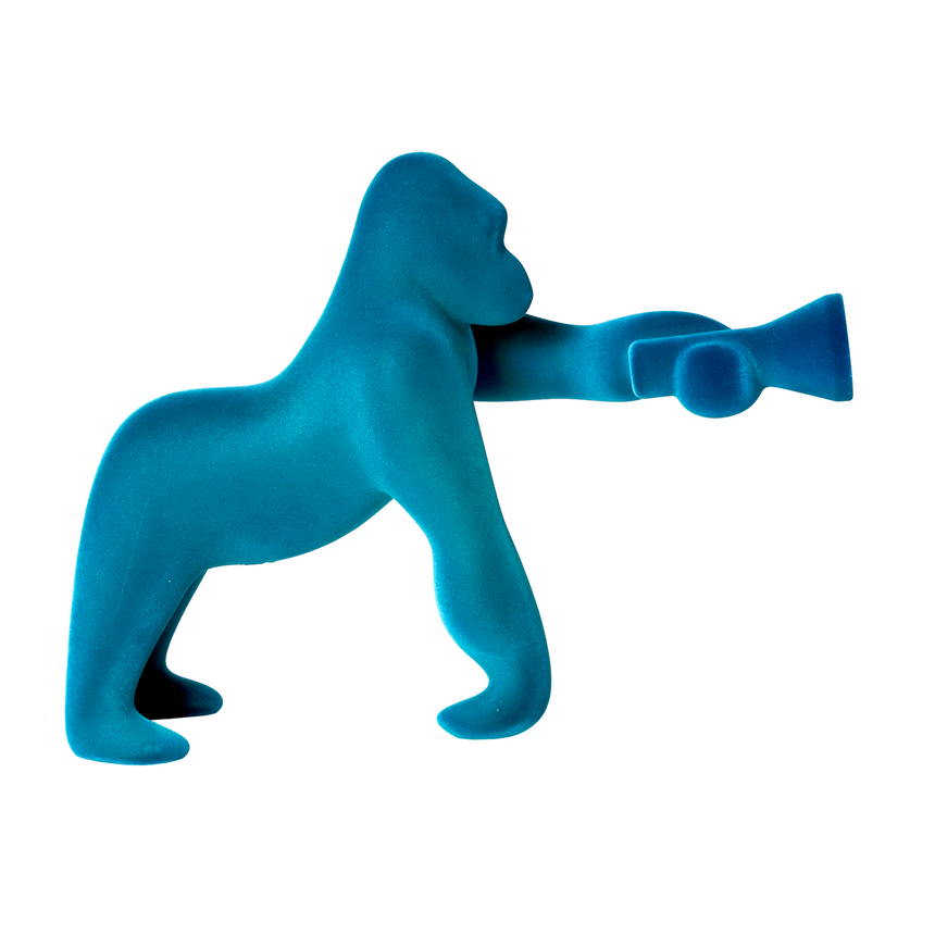 Gorilla-Shaped Table/Floor Lamp XS | Qeeboo Kong | Italianfurniture.com