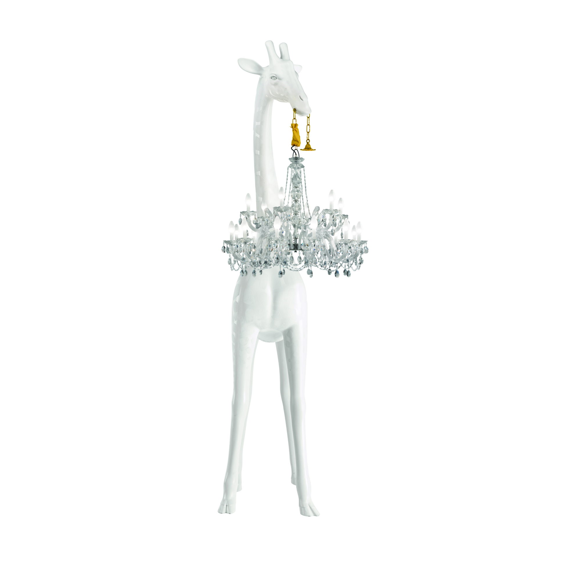 Outdoor Giraffe Statue Chandelier | Qeeboo Giraffe in Love | Italianfurniture.com