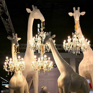 Outdoor Giraffe Statue Chandelier | Qeeboo Giraffe in Love | Italianfurniture.com