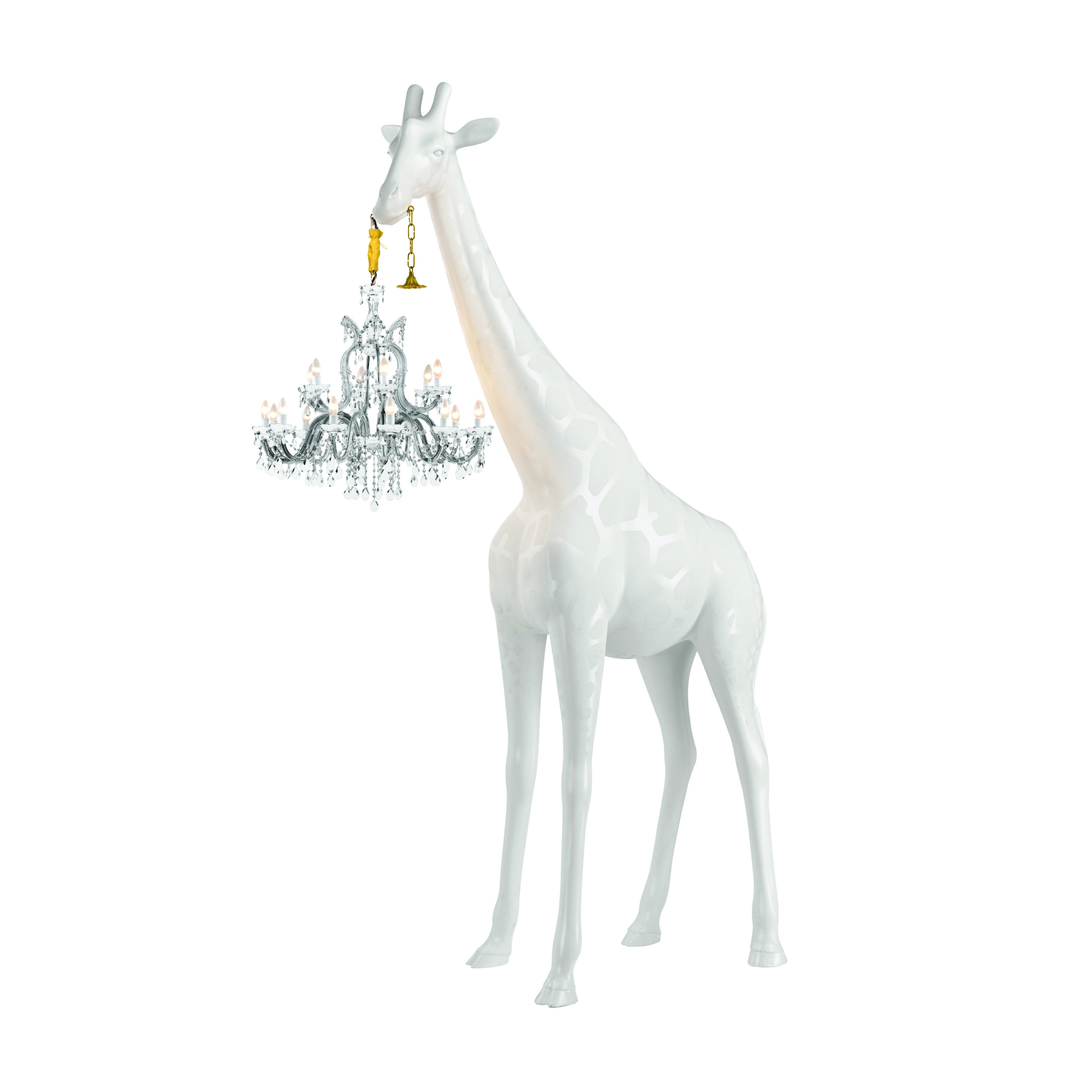 Giraffe Statue Floor Lamp | Qeeboo Giraffe in Love | Italianfurniture.com