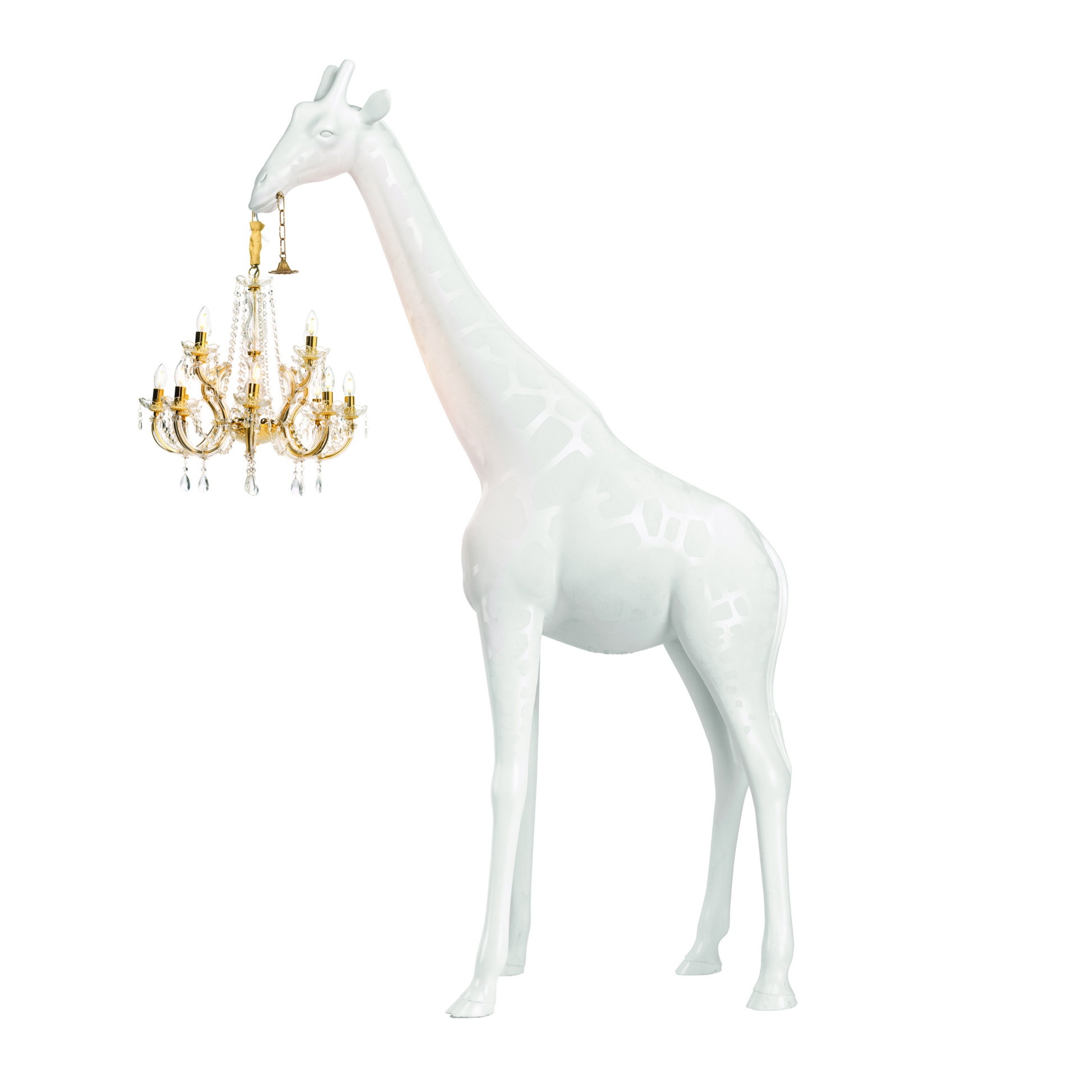 Giraffe Statue Floor Lamp | Qeeboo Giraffe in Love | Italianfurniture.com