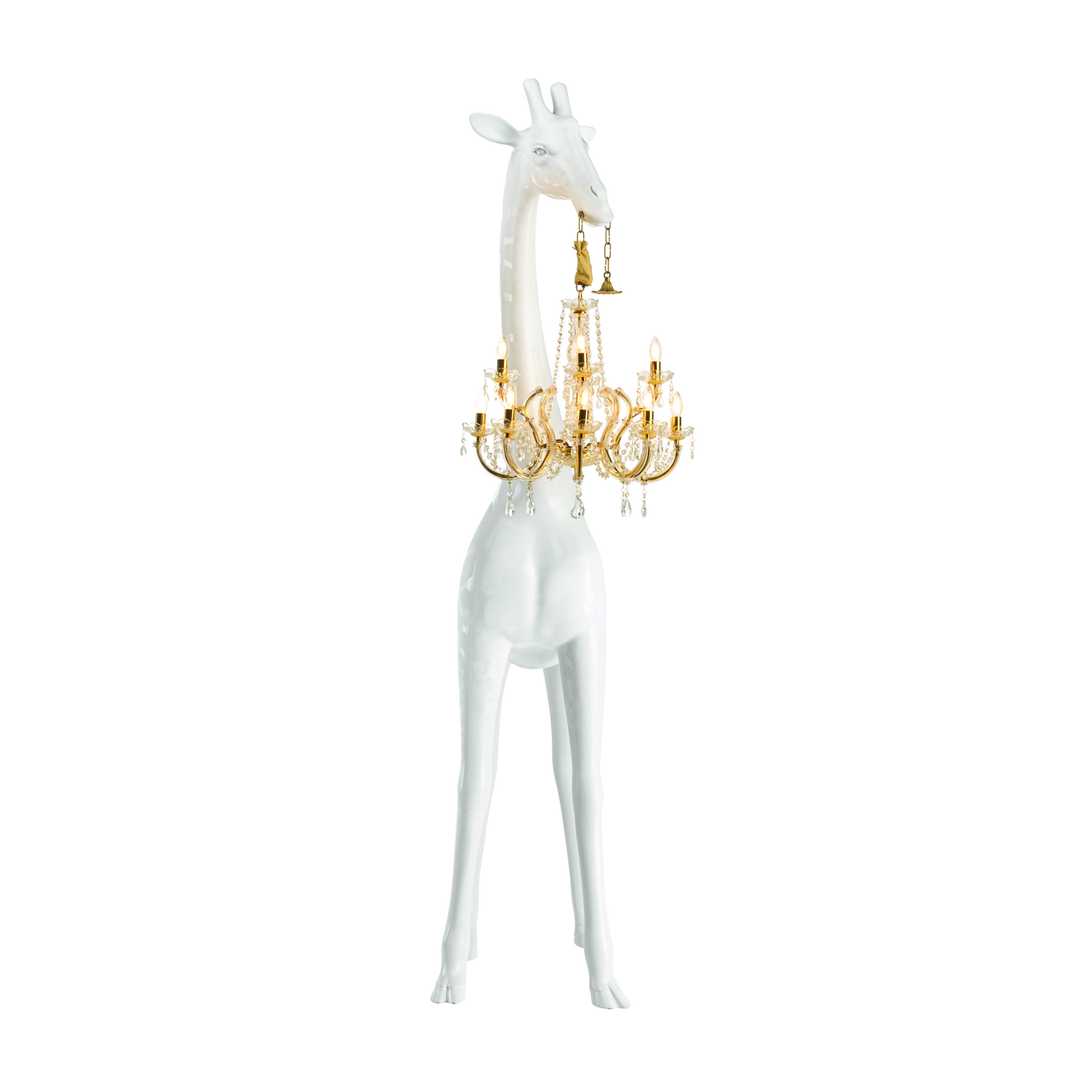 Giraffe Statue Floor Lamp | Qeeboo Giraffe in Love | Italianfurniture.com