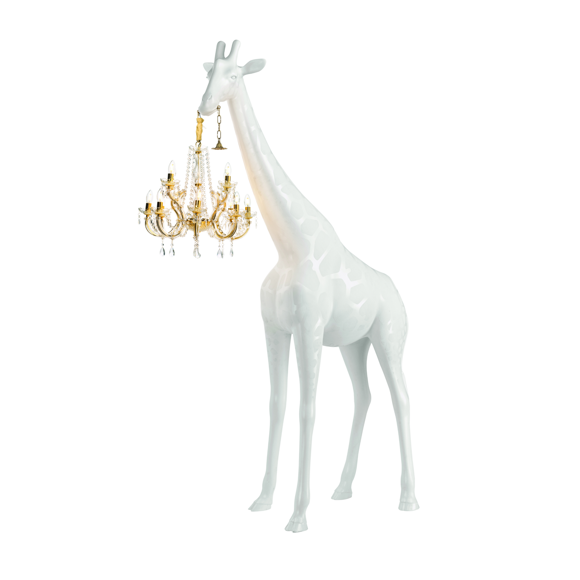 Giraffe Statue Floor Lamp | Qeeboo Giraffe in Love | Italianfurniture.com