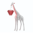 White Giraffe Floor Lamp M | Qeeboo Giraffe in Love | Italianfurniture.com