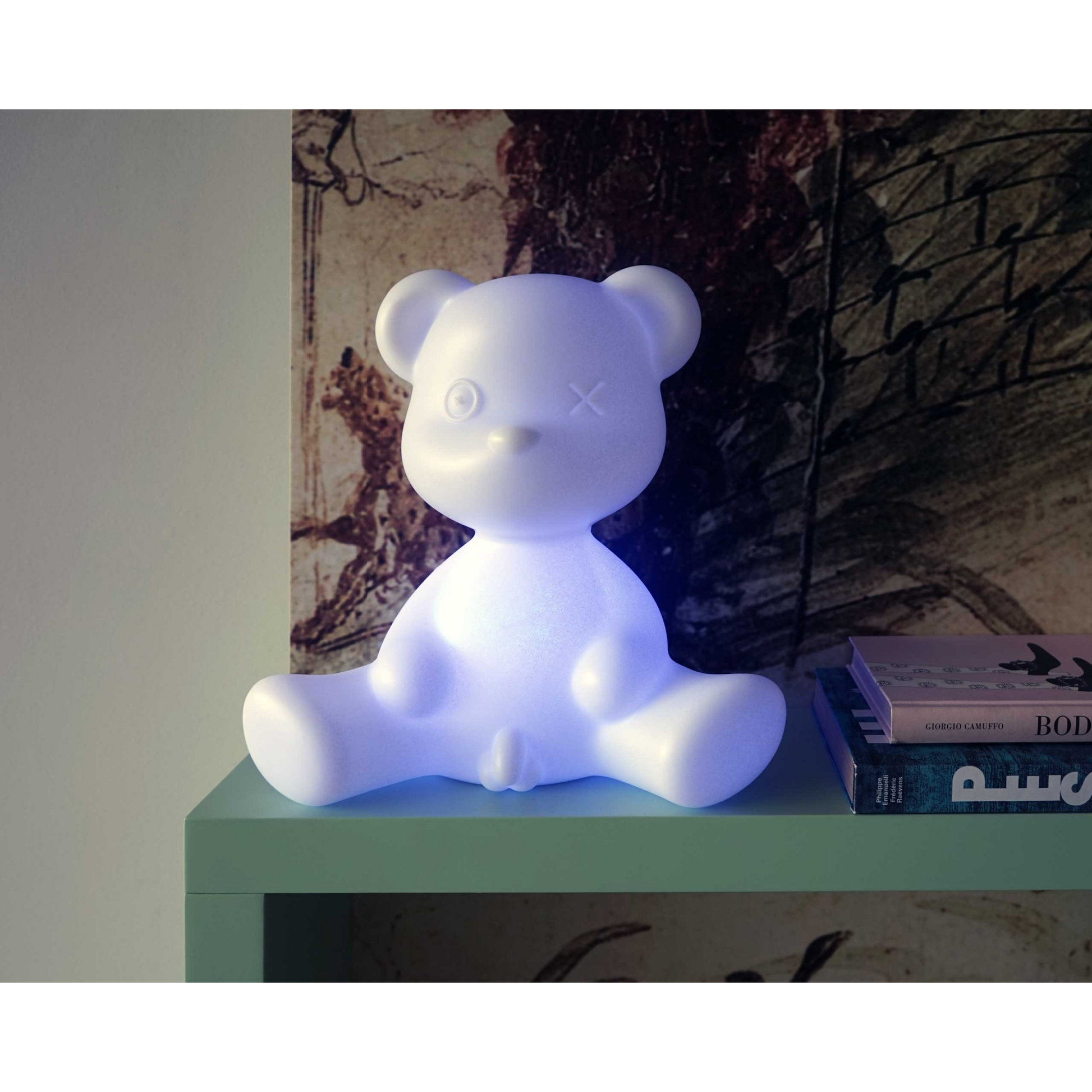 White Bear Rechargeable LED Lamp | Qeeboo Teddy Boy | Italianfurniture.com