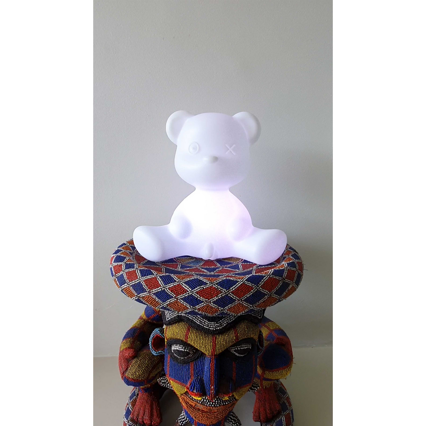 White Bear Rechargeable LED Lamp | Qeeboo Teddy Boy | Italianfurniture.com