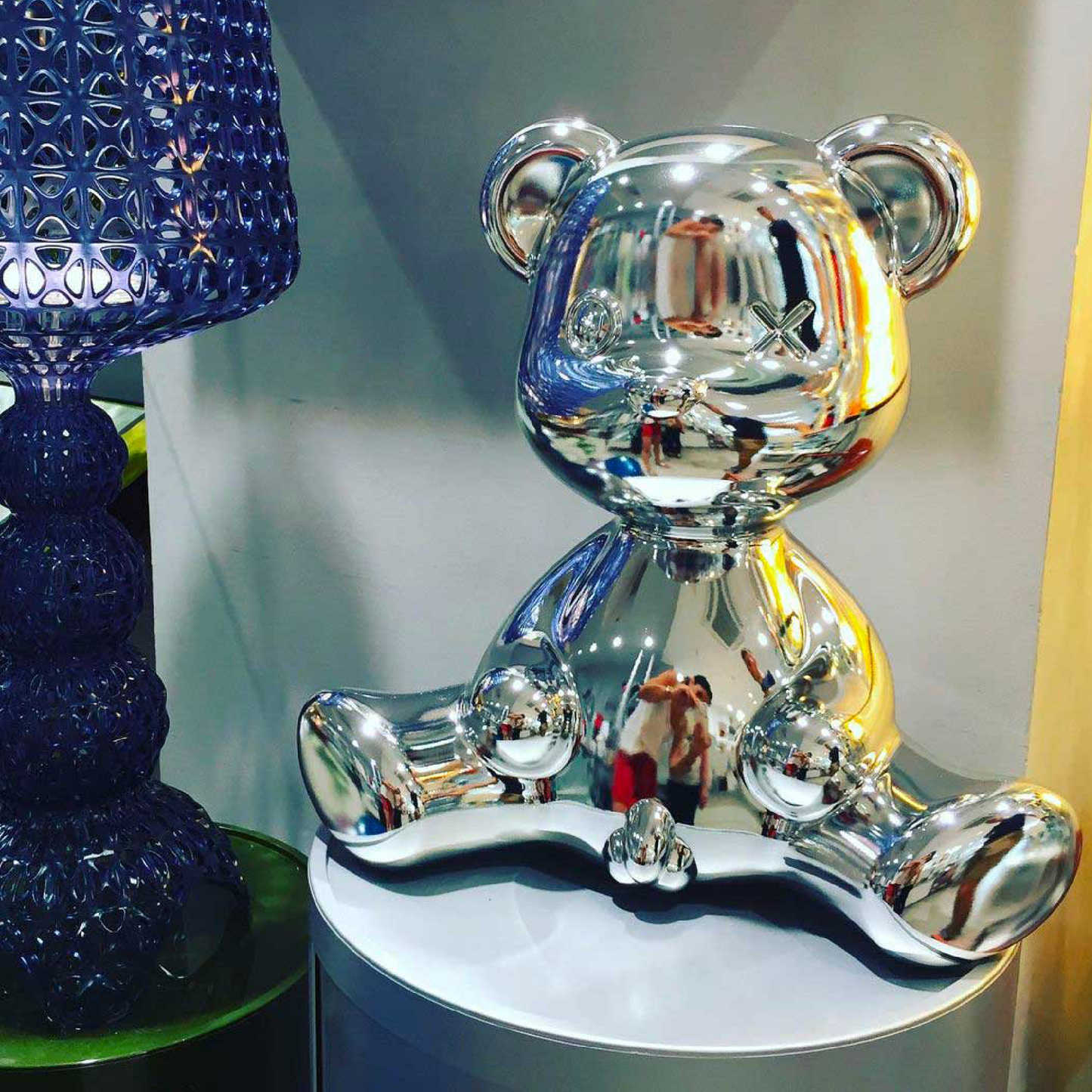 Metallic Modern Table Lamp | Qeeboo Teddy Boy | Italianfurniture.com