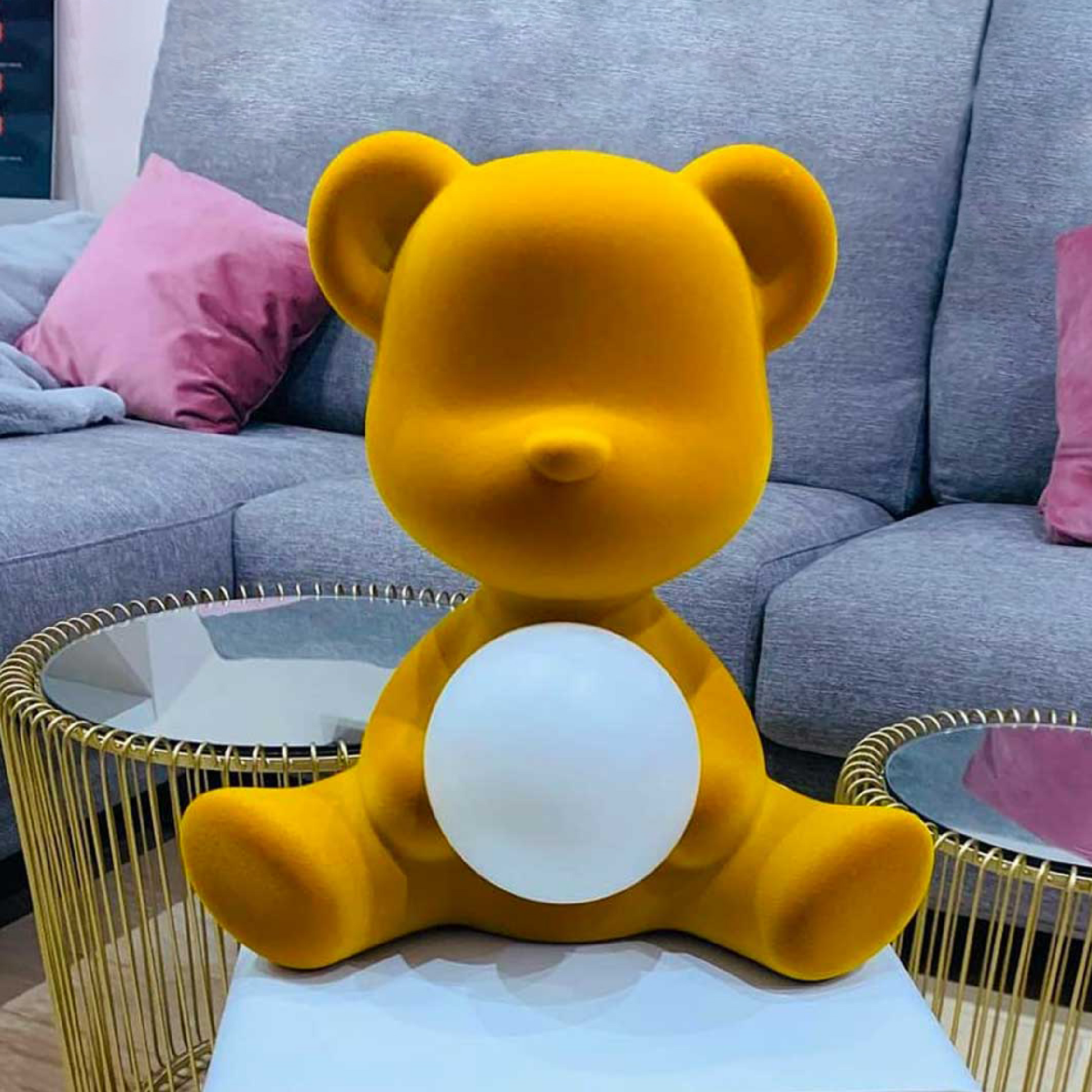 Velvet Rechargeble Table Lamp | Qeeboo Teddy Girl | Italianfurniture.com