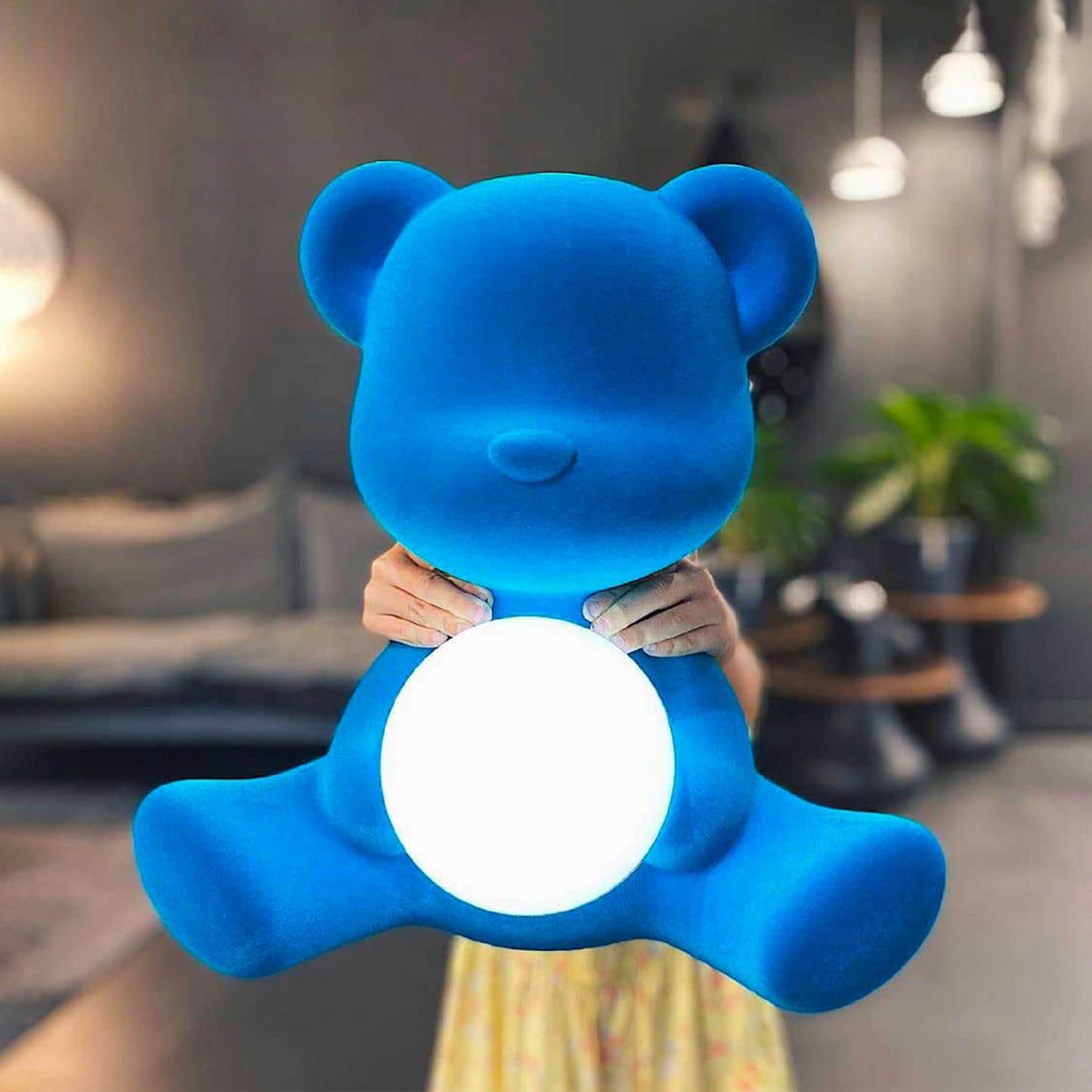 Velvet Rechargeble Table Lamp | Qeeboo Teddy Girl | Italianfurniture.com