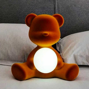 Velvet Rechargeble Table Lamp | Qeeboo Teddy Girl | Italianfurniture.com