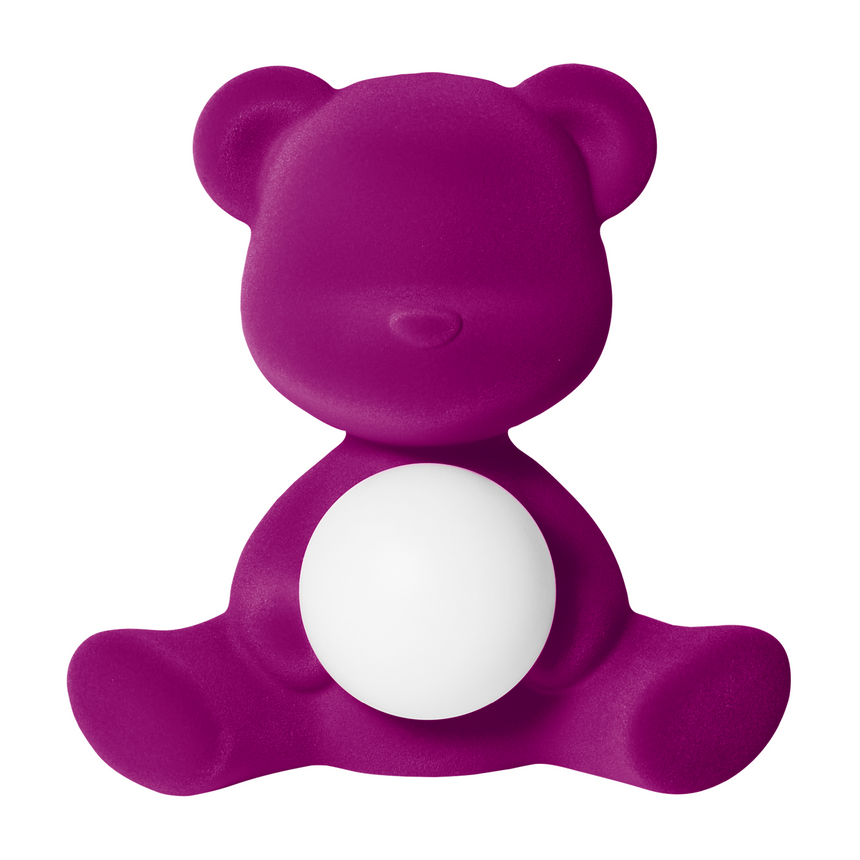 Velvet Rechargeble Table Lamp | Qeeboo Teddy Girl | Italianfurniture.com