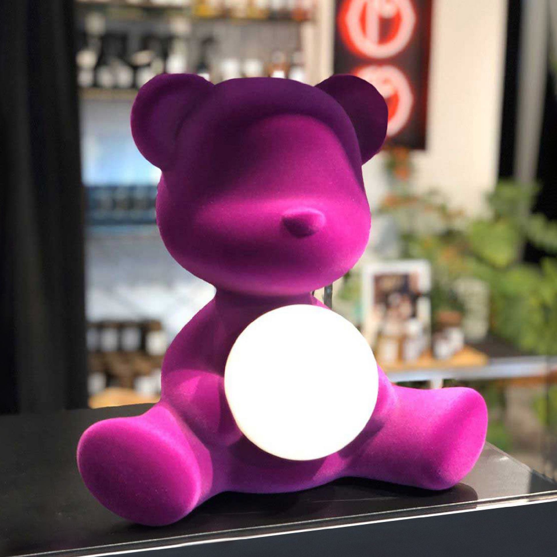 Velvet Rechargeble Table Lamp | Qeeboo Teddy Girl | Italianfurniture.com