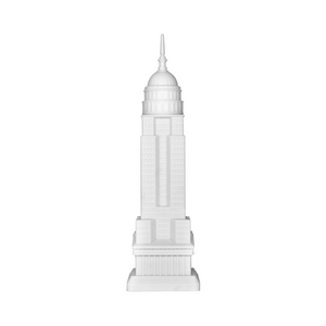 White Architectural Rechargeable LED Lamp | Qeeboo Empire | Italianfurniture.com